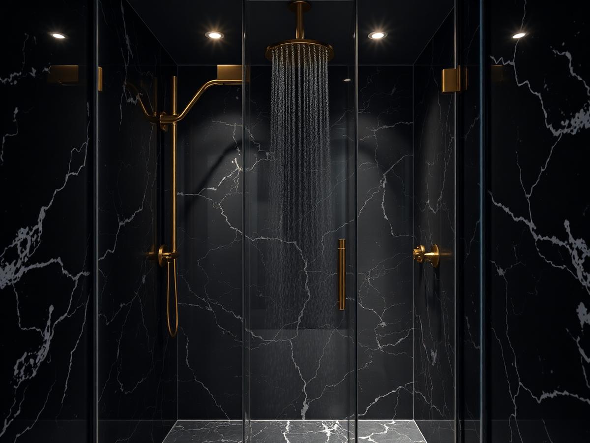 Onyx Rain Shower